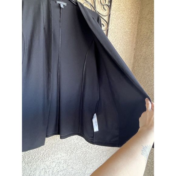 Eileen Fisher Open Front Cardigan - Size PS - Black - Picture 5 of 8